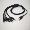 1,2 m Kabel schnelles Laden 5 in 1 USB -Spiel Ladekabelkabel für Nintendo New 3Ds XL NDS Lite Ndsi ll Wii u gba PSP