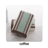 Towel 2pcs Cotton Horizontal Stripe Green Coffee Color Fresh Style Gift Accessories Sports Man Woman Party Favors Decoration