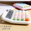 Calculators Large Horizontal Mechanical Keypad Calculator 12Digit Office Financial Accounting Commercial Calculator Student Calculation Aid