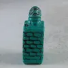 Des figurines décoratives élaborées intéressantes chinoises artificielles turquoise résine à la main de dragon sculpté à main