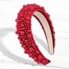 Hair Clips Adjustable Sponge Headband Fashion Forward With Pearls Enhancement Dainty Beaded Hairband For Fashionistas