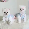 Собачья одежда для любимой одежды шерсть розовая подвеска юбка для щенка