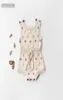 Stickade kläder nyfödda Rompers handgjorda Pompom Girl Romper 100 Cotton Spädbarn Baby Boys Jumpsuit övergripande 2011022249853