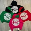 Sweats à capuche pour femmes Y2k Emo Femmes Streetwear Lettre à sweat à sweat Punk Purover Top Graphic Surdimensit