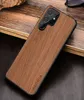 Caisses pour Samsung Galaxy S22 Ultra Plus Cooque Design unique Modèle en bois léger PU Couver de protection protectrice 3850264