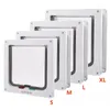 Kattbärare smart ABS PET FLAP DOOR MED 4 VÄG LOCK Säkerhet Kontrollerbar Switch Direct Doors Dog Safety Gate Supplies