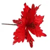 装飾的な花20cm人工6/12％装飾用キラキラのためのミニチェリーベリー