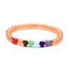 Signore di perline da 6mm ametyst lava roccia 7 chakra da donna femminile ciocli di perline braccialetti di guarigione energetica allungare il braccialetto yoga in pietra naturale dro dhi7s