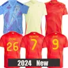 2024 Ból piłkarski koszulka euro euro camisetas hiszpańska drużyna narodowa dom na wyjeździe fanowca espana futbolowa koszulka Morata Ferran Asensio Ansu Fati Gavi Bramkarz