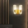 Lampes murales dlmh lampe en laiton contemporain salon de chambre à coucher couloir rétro el couloir couloir