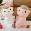 Creative and funny face changing co branded teddy bear plush toys, wholesale of face changing bear dolls