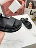 Luxury Sandal Designer Slides Leather Sandals Summer Flat Shoes Fashion Beach Women Slippers Letter Drag Slides Flip Flops For Women Ladies Sexy Slipper 0409