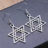 Dangle Earrings 1Pair Star of David Hoopカップルペンダントジュエリー製造用品アイテムフックサイズ18x19mm