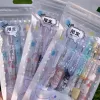 toptan 6 adet/çanta karikatür sevimli öğrenci renkli jel kalemler pürüzsüz yazma malzemeleri 6 renk 0.5mm kırtasiye papelaria malzeme okul malzemeleri