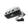 HOT 3 -VÄG MULTI SOCKET CAR Cigarettändare SPLITTER USB Plug Charger DC 12V/24V Trippeladapter med USB -port BX