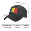 Bollmössor flagga från Rumänien baseball cap running hippie andningsbar tvättade trucker hatt kvinnor män klassisk anpassad logotyp snapback