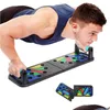 Push-Ups Stands Push Up Rack Board Foldable Mtifunctional Home Workout Abdominal Muscle Exercise Equipment Drop Delivery Sports Outdoo Dhryp