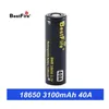 Bestfire original BMR IMR 18650 Bateria 2600mAh 60A 2700mAh 50a 3100mAh 3500mAh 40a Capacidade de drenagem Baterias de lítio recarregáveis embalagens de caixa preta genuína genuína