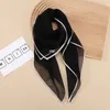 Sciarpe 20style 7070 cm Lettere di design Stampare Floral Scarf Head Abchine per donne manico lungo la moda Paris Shoder Shoder Tote Lage Ri Otosk