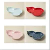 Plates Chinese Style Ceramic Plate Creative Gourd Tea Wedding Fruit Pastry Serving Tray Exquisite Snack Dishes