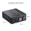 Connectors Prozor 192khz Dac with Dts Ac3 Decoder Digital to Analog Audio Converter Optical Coaxial 5.1ch to L/r 2.0ch Analog Audio Adapter