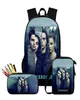 5 -й сезон Riverdale 5 подростков для мальчиков 3pcsset rackpack schoolbag Женщины мужчина 3d модная оксфордская водонепроницаемость Bicycle7400754