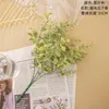 Decorative Flowers 35cm DIY Artificial Bouquet Green Eucalyptus Leaf Branches For Home Wedding Decoration Fake Plant Flower Arrangement