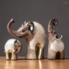 Figurines décoratines Elephant Decoration Living Room TV Cabinet