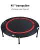 Bungee 40 cali 100x22 cm Producenci Podskakujące łóżko Składany skok sportowy Uchwyt ćwiczeń Dzieci Dorośli Fitness Mini trampoliny