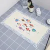 Carpets Square Shower Mat Extra Large Non Slip For Elderly & Kids Bathroom Drain Holes Strong Suction Cups Trash Can Set