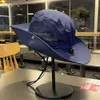 Chapeau de randonnée Chapeau de camping pour hommes et femmes pêche, pêche en plein air, chapeau de cowboy occidental résistant aux UV ym2023