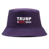 Ball Caps Simple Trump Embet Sun Cap USA Presidentiële verkiezing 2024 Vissershoed Spring Summer Fall Outdoor Hoeden 3 stijlen met diffe dhti6