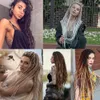 24 -calowy syntetyczny dreadlock 5 pasm Hippie Dreads Ombre Kolor 0,6 cm szerokość Loc Wydłużenia Reggae Włosy w stylu reggae w stylu