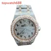 Man Custom Hip Pop Iced Out VVS Full Bling Diamonds Men smycken VVS1 Titta på Moissanite Diamond Watches