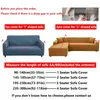 Stol täcker 1/2/3/4 sits fast soffa täcker elastiska slipcoversstretch covers justerbara armstöd l-formade