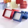 Gift Wrap Christmas Jelwery Decoration Box Mini Multi-color Bowknot Boxes Jewelry Storage Cases Packaging Simple Creative