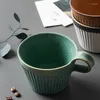 Mokken Japanse stijl Vintage Rough Pottery Coffee Cup Handmade Retro Ceramic Breakfast Milk Cappuccino