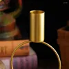 Candele Candele Dollo Gold Table Table Centrotavola Decorativo Candlestick Decor per pranzo per matrimoni