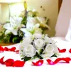 Fiori decorativi tavolo da palla finta sede artificiale Impostazione di oggetti di scena falloni gambi di matrimoni