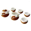 Ensembles de voiles de thé Jade Porcelain Tea set