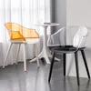 Kitchen Storage Nordic Transparent Saipan Chair Acrylic Dining Leisure Creative Plastic Crystal