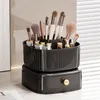 Pudełka do przechowywania pędzla do makijażu szafka na kurz łatwy w przedziale domowe materiały eksploatacyjne obracaj