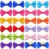 Appareils pour chiens Hair Hair Bands de caoutchouc de toilettage Bows MixColours Cat Small Accessories Fourniture de compagnie 30pcs