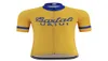 Klassisk vintage cykeltröja Men039S Summer Short Sleeve Road Bike Wear kläder 100 Polyester snabb torr andas cykel 20396910504