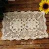 Table Mats Cotton Crochet Sofa Armrest Cover Lace Doilies Nostalgic Vintage Decoration Dining Mat