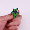 Grateful Dead Bear Emamel Pin Childhood Game Film Film Citat Brooch Badge Cute Anime Movies Games Hard Emamel Pins