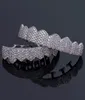 Bioder biżuterii męski Diamond Dientes zęby zęby złota srebrny luksusowy projektant mrożony grille raper raper mgły mody Jewlery AC5266506