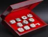 10pcs Ohio State Buckeyes National Ship Ring Set Solid Men Fan Fan Dift Wholesale Drop Shipping3498968