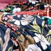 寝具セット中国スタイルの花の柔らかいエジプト布団カバーシート大規模なキングサイズセット