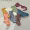 Chaussettes pour enfants 5 paires / ensemble de stocks de sport à domicile en coton printemps